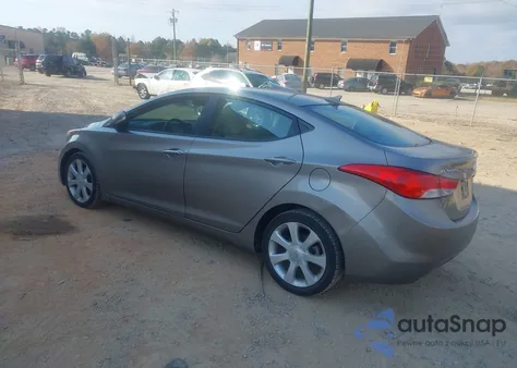 2013 Hyundai Elantra Limited from USA, damaged, VIN 5NPDH4AE3DH237425